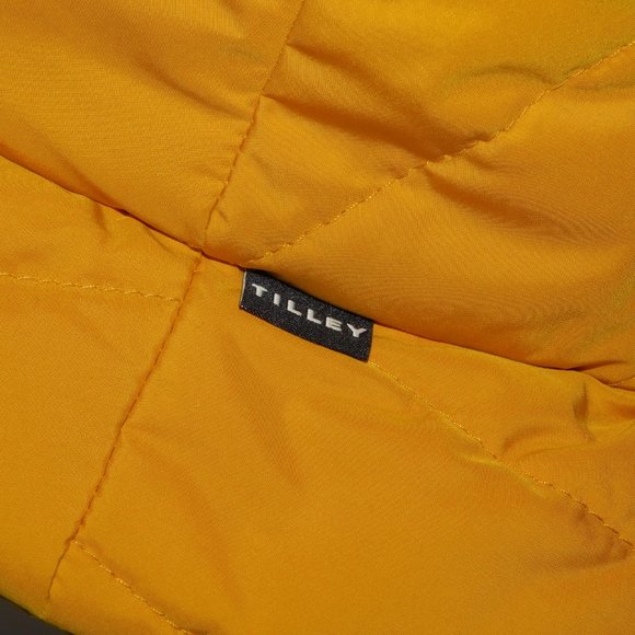 Tilley Abbott Quilted Bucket Hat Women XL Yellow Insulated Adjustable - Picture 4 of 11